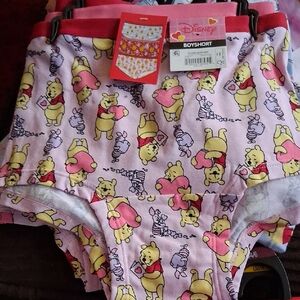 3 PK Disney Pink Winnie the Pooh Boyshorts